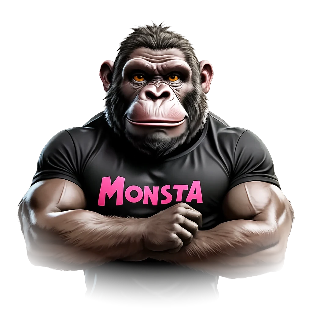 Monsta Media Mayfair gorilla mascot