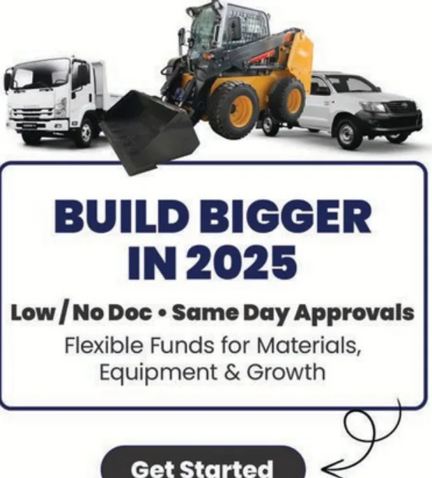 Equipment finance ad: build bigger