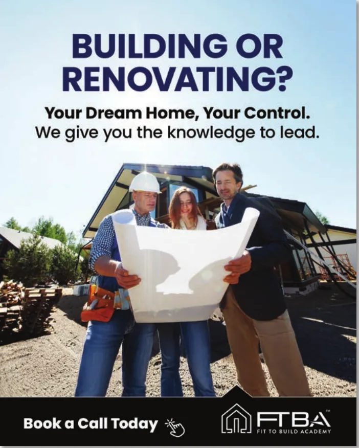 Building academy ad: building or renovating, your dream home, your control