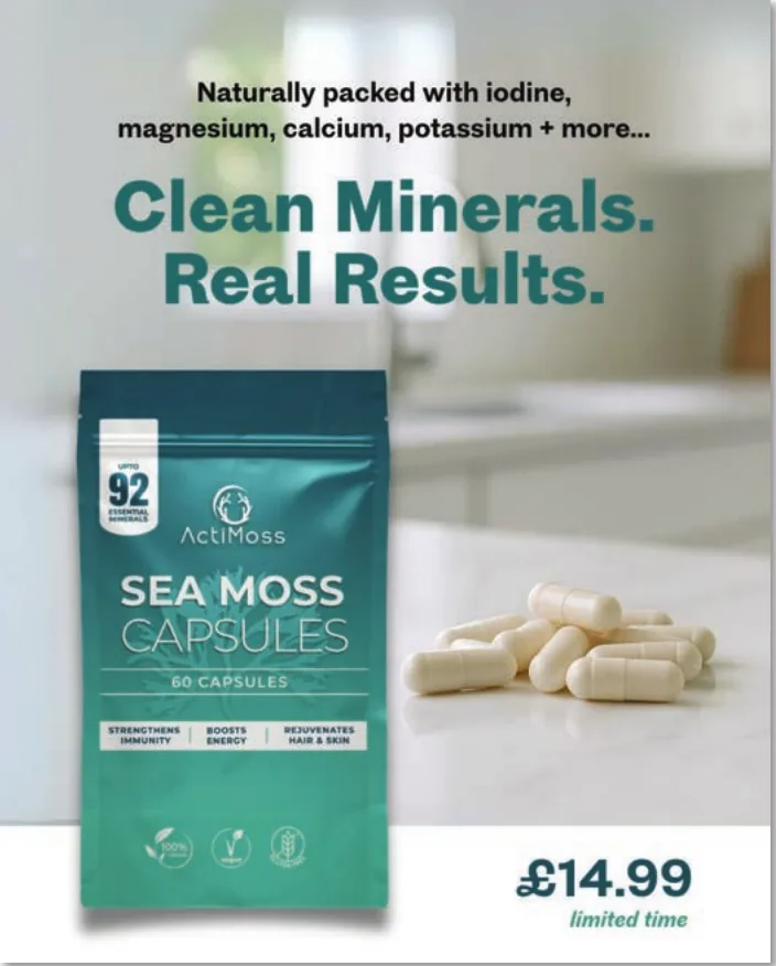 Supplement ad: clean minerals, real results