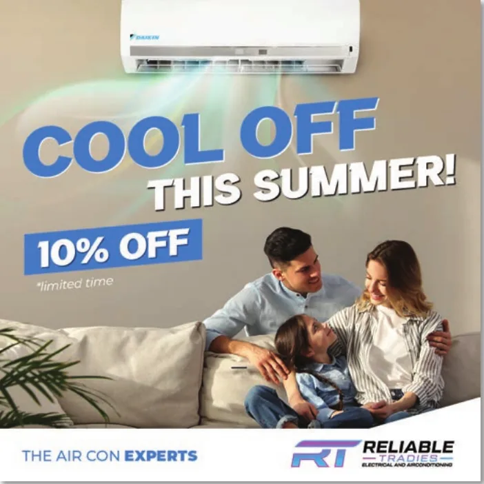 Air conditioning ad: cool off this summer