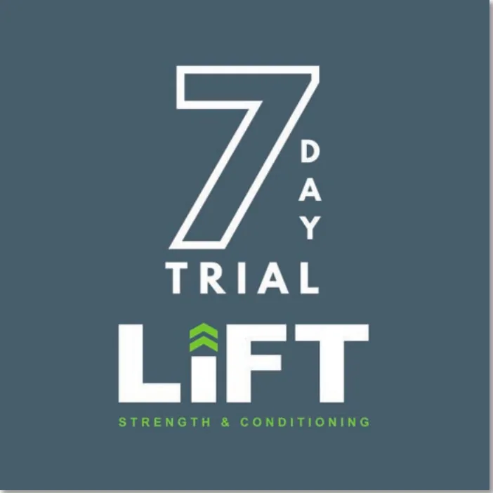 Strength gym ad: seven day trial