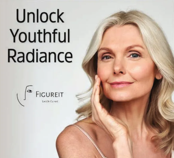 Aesthetics clinic ad: unlock youthful radiance