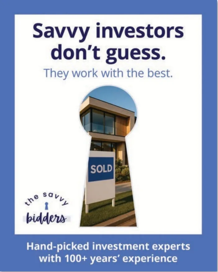 Property advisory ad: savvy investors don&rsquo;t guess