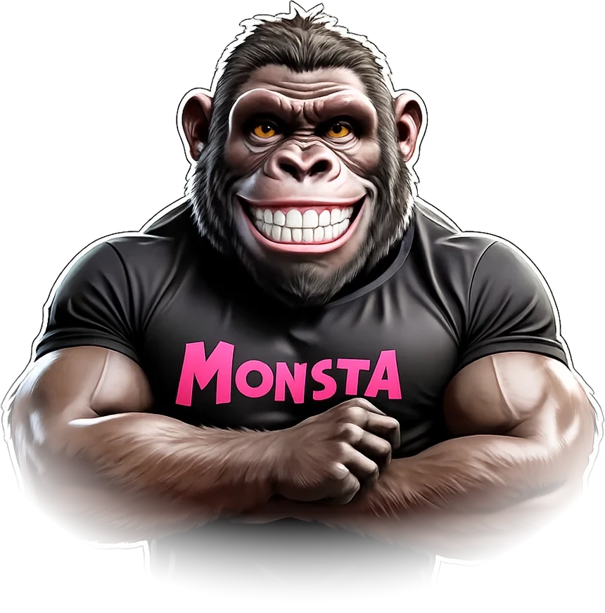 Monsta Media Mayfair gorilla mascot